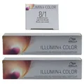 Wella Illumina 2 x 60 ml 8/1 hellblond asch Set