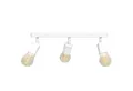 linovum LED Aufbaustrahler AWORA Deckenlampe 3 flammig weiß LED dimmbar extra warmweiß Deckenspot, Extra Warmweiß