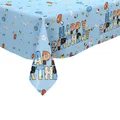 Blue Tischdecken,Blue Party Tablecloth 108 * 180cm Cake Table Decoration Back...