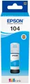 Epson C13T00P240 cyan (104) Tintenflasche #32110782
