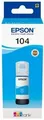 ECOTANK T104C CYAN ORIGINAL TINTE C13T00P240 FÜR ECOTANK ET-2710,2711,272