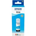 Epson 104 Flasche Tintenpatrone Cyan 65 ml Für EcoTank Drucker
