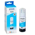 Original Tintenflasche Epson 104 / T00P24 cyan blau EcoTank Nachfüll Flasche