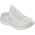 Skechers SUMMITS-SIMPLY SWEET Sabot Freizeitschuh, Sommerschuh, Hausschuh mit weicher Innensohle beige 35 EU
