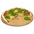 Relaxdays Pizzateller Bambus Hellbraun