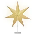Led-weihnachtsstern Mit Ständer Kabellos Beleuchtet 60cm Batterie Warmweiß Papierstern Leuchtstern Dekostern Adventsstern Modell 2 - Casaria