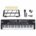 vidaXL 61 Tasten Klavier Elektrisches Keyboard mit Notenständer Kinder, Klaviertastatur, Klaviertastatur für Anfänger, Musikinstrumententastatur