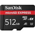 SANDISK microSD EXPRESS R880/W650 microSDXC Express 512GB, UHS-I U3, A1, Class 10, SD Express EX I