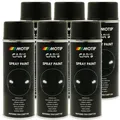 Lackspray schwarz seidenmatt 6x 400ml Motip Car's Lack Sprühlack by Dupli-Color
