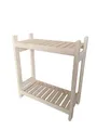 Stolarstwo Wochnik S.C. Holzregal Standregal Modulares Regal Stapelbar Kellerregal Haushaltsregal Kiefer Breite 25 cm Lange 44 cm Höhe 45 Oder 60 cm 2 Oder 3 Einlegeböden (60x44x25 cm 2 Einlegeböden)