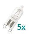 5x Osram Halopin 33W = 40W 230V 66733 Halogenlampe Sockel G9