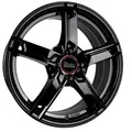 MAM Wheels W4 Black Painted 7x17 ET 35 4/100 Alufelge Schwarz