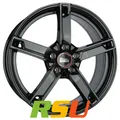 4x MAM W4 black painted 7x17" ET35 LK4 100 ML 63.4 Alufelgen 17 Zoll