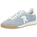 Rieker Sport Sneaker Sportschuh, Schnürschuh, Halbschuh mit gepolstertem Schaftrand blau 38 EU