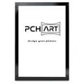 PCH[art] Bilderrahmen New Alaya | Farbe: Schwarz Glanz | Größe: 60x70 cm | zeitloser und schlichter Rahmen für Poster, Fotos und Portraits