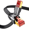 Cat 8 LAN Kabel 1meter,Tesmax 40Gbps Netzwerkkabel Hochgeschwindigkeits 2000MHz
