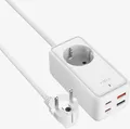 FIXED Charging Strip mit 2x USB-C und 2x USB GaN III PD 65W 1,5m weiß