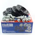 H&R Spurverbreiterung VA+HA ABE für Audi Seat Skoda VW 30/40mm schwarz/SI