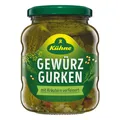 Kühne Gewürzgurken Auslese knackig mit feinen würzigen Gewürzen 185g