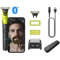 Philips OneBlade 360 QP4631 65 Rasierer Trimmer Gesicht Koerper mit 5 in 1 Kamm