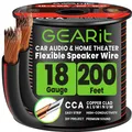 CCA Lautsprecher kabel 1 x 1 mm² 60 Meter Audio Kabel 18 AWG Speaker Cable Hi...
