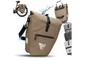MIVELO Fahrradtasche Gepäckträgertasche wasserdicht inkl. Gurt für Umhängetasche, 2 Varianten wählbar