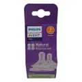 Avent Natural Response Sauger – 2x Sauger für Babyflaschen mit Durchflussstärke
