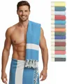 furora HOLIDAY Saunatuch Saunahandtuch Saunatuch Damen + Herren, Hamamtuch groß 100x200 XXL