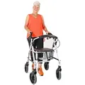 Dietz LIGERO Leichtgewicht-Rollator - Einkaufsrollator mit niedrigem Gewicht von nur 7,8 kg - 56 cm - *TOP PRODUKT ZUM TIEFPREIS* - Silber
