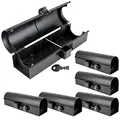 6 x Köderstation Ratten Set Köderbox Garten Rohr Mausfalle Mäuse Rattenköderbox Box Rattenköderstation Rattenfalle Kinder- Haustiersicher Koederbox Petigi