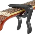 Gitarre Kapodaster Kapo fast alle Gitarren Capotastos Einhandbedienung Schwarz