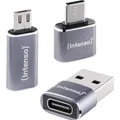 Intenso 3-pack USB Adapter MIX USB-C/A/MICRO MIX480 Aluminiu (USB 2.0) (7600913)