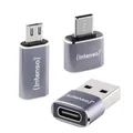 Intenso USB Adapter Set (C480M) Pack of 3, USB-C to USB-A, USB-A to USB-C, USB-C