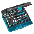 HAZET Steckschlüssel Satz 853-1 Sechskant6,3 (1/4 Zoll), Vierkant6,3 mm (1/4 Zoll) Aussen Sechsk... (14 mm, 5.5 mm) (853-1)
