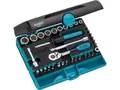 1er PACK(Stk) HAZET 853-1 Steckschlüssel-Satz 853-1 36-teilig 1/4 '' Schlüsselwe