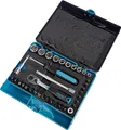 NEU 1xHAZET 853-1 Steckschlüsselsatz metrisch 1/4"(6.3mm) 36teilig (€239,95/SET)