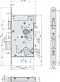 Assa Abloy effeff Elektro-Sicherheitsschloss 809M12-72A65E4D