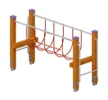 Spielplatz Hängebrücke  Schwebebalken Balancierbrücke Kletterbrücke Wackelbalken