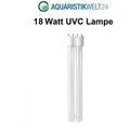 Aquaristikwelt24 - 18 Watt Uvc Ersatzlampe Für Wasserklärer Mit 2g11 Sockel