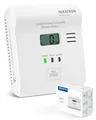 Hekatron KonexXt CO One – Kohlenmonoxid Melder 10 Jahre Batterie – CO Melder mit übersichtlichem Display und Test-Alarm-Taste, einfache Installation