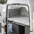 Spannbettlaken VW Grand California 600 für 3 tlg. Matratze Heckbett ® Weiß