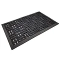 DILUMA Fußmatte Matador 40x60 cm Outdoor Schmutzfangmatte Fußabstreifer Fußabtreter aus Gummi für Außenbereich - langlebige und robuste Gummimatte mit Anti-Rutsch-Funktion
