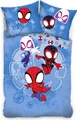 Carbotex SPIDEY Wendebettwäsche Set für Kinder, Jugendliche und Erwachsene 135x200/80x80cm SM2436412