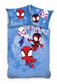 Carbotex Bettwäsche Marvel Spidey und seine Super-Freunde - Bettwäsche-Set, 135x200 80x80, Baumwolle, 100% Baumwolle