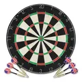 vidaXL Zielscheibe Professionelles Dartboard Sisal mit 6 Darts