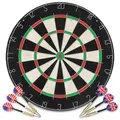 Dartscheibe 6 Dartpfeilen Profi Dartboard Dartspiel Steeldart Dart Set vidaXL