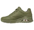 Skechers Damen UNO Stand ON AIR Sneakers, Olive Durabuck, 40 EU