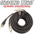 Ground Zero GZCC 5.1XL - 1-fach abgeschirmtes Cinchkabel RCA Kabel Stereo 5m Neu
