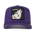 Goorin Bros. Lil Lobo Kids Trucker Cap Wolf The Farm Animal Meshcap Hat Purple
