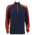 Löffler Langarmshirt Harley Transtex Midlayer (Half-Zip, schnelltrocknend) dunkelblau Herren